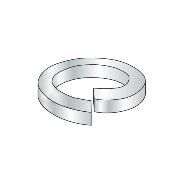 Newport Fasteners Split Lock Washer, For Screw Size M8 Steel, Zinc Plated Finish, 5000 PK 278541 - main